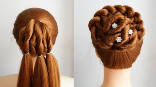 Bun For Wedding Hairstyles | Updo Hairstyle With Braids