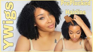 Super Natural Pre-Plucked Kinky Curly Wig| Ft. Ywigs