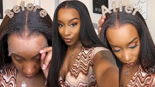 We Love A Textured Wig!  Kinky Straight Human Hair Wig| Wowafrican