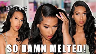  Ah! Melting Lace Like Skin  Wig Is Growing Out Of Scalp | Invisible Lace Wig Install