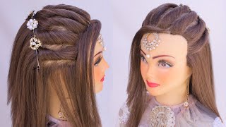 Pretty Open Hairstyle For Wedding L Easy Hairstyles L Wedding Hairstyles L Summer Hairstyles 2022