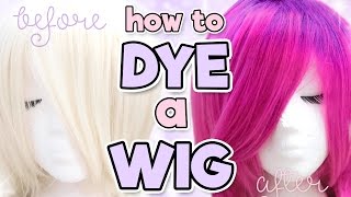 How To Dye A Synthetic Wig | Alexa'S Wig Series #7
