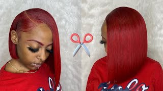 Protective Quickweave Bob ✂️| How To Dye Your Leave Out  |