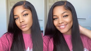 Easy Glueless Closure Wig Install | Hd Lace Melted!! Ft. Yolissa Hair