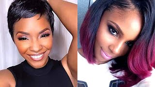 Flawless Short Pixie & Bob Haircut Ideas For Black Women #Pixiehaircut #Bob #Haircutsforblackwomen