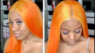 Orange Glue-Less Closure Wig Ft.Reemarkable! (Mega Look Hair)