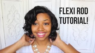 Flexi Rod Tutorial | For Short Hair Or Bob Hairstyle