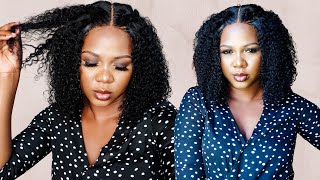 Watch Me Install This Bomb 4X4 Curly Closure Wig  (No Baby Hairs) || Ft. Shireen Hair Aliexpress