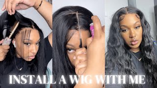 ‍♀️ Buss Down Glueless Install | Amazon Wig | Reshow Beauty Hair ~ Detailed For Beginners