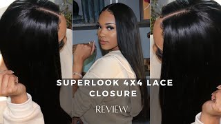 Superlook 4x4 Lace Closure Wig | Review & Install