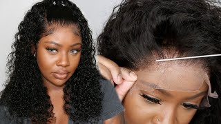 Diamond Fake Scalp Curly Lace Wig Install Tutorial Some Mistakes To Avoid And Adjust | Afsisterwig