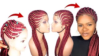 Make Braided Wigs Without Closure/ Beginner Friendly/ No Closure Wig