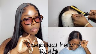 Serving 30 Inches With This 4X4 Closure Wig Ft. Cranberry Hair | Funke Adesh