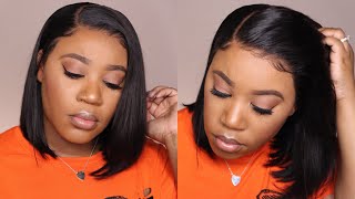 Everyday Short Bob Wig I Pre-Plucked Lace Front Wig I Divaswigs