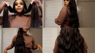 32In 4X4 Lace Closure Wig Install, Came Customized (Fast & Easy)