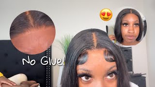 100% Glueless Hd Lace Wig For Beginners  | Easy Install Tutorial | Ft. Elfin Hair