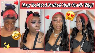 Follow Up How To Get A Perfect Curls On Your Lace Wig | Hair Tutorial #Elfinhair