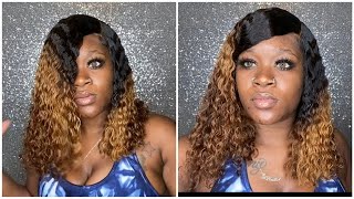 Quick And Easy Glueless Loose Depo 4X4 Closure Wig Install|2 Easy Styles❤️|Ywigs