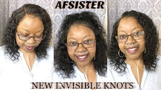 Fake Scalp? No Need! Invisible Knot Wig + Transparent Lace Most Undetectable Wig! Afsisterwig