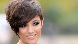 Short Hairstyles For Round Faces And Thick Hair 2016