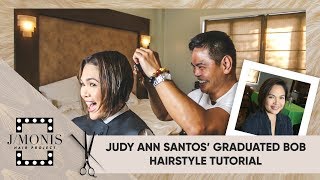 Judy Ann Santos' Graduated Bob Hairstyle Tutorial | Women’S Cut And Hair Care