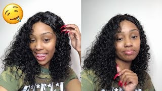 Preplucked Bleached 13X6 Curly Lace Front Wig 6 Inch Parting * Must Have* | Ft. Superbwigs
