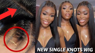 New Affordable *Single Knots* & *Layered Edge* Lace Wig I Beginner Friendly | Xrsbeautyhair