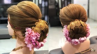 Indian Traditional Bridal Hairdo/Updo