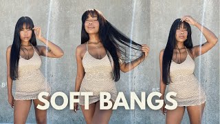 Very Detailed 5X5 Hd Lace Closure Wig Install With Bangs!! Ft. Unice