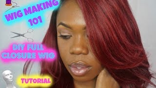 Wig Making 101| Diy Full Closure Wig ***Must See***