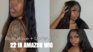 Watch Me Install 4X4 Amazon Closurewig (22In Body Wave)