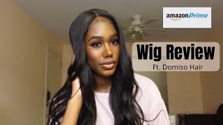 Hair Install + Review Ft. Domiso Hair Amazon | 4X4 Closure Wig | Give Away Entry Details |
