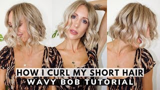 How I Wave My Short Hair | Blunt Bob Curling Tutorial