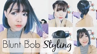 How To: Blunt Bob Hairstyles| Textured & Nontextured