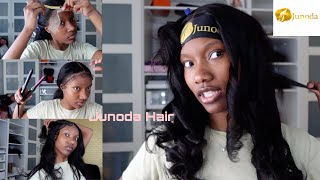 Melted!! Frontal Wig Install | Junoda Wig By Sezzle (Buy Now Pay Later)