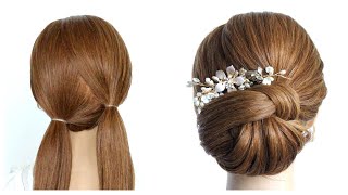  3 Minute Easy Updo With Ponytails    By Another Braid