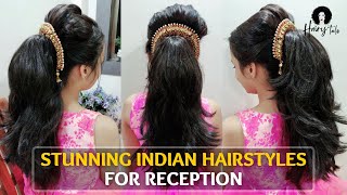 Stunning Indian Hairstyles For Reception - Indian Reception Hairstyles For All Seasons | Hairy Tale