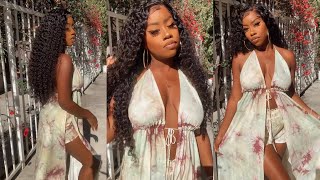 How To Rock A Curly Closure Wig As A Undectable Side Part Ft Reshine Hair Review | The Tastemaker