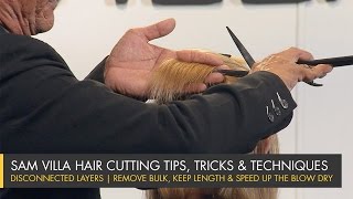 Disconnected Layers | Remove Bulk, Keep Length And Speed Up Blow Drying Time