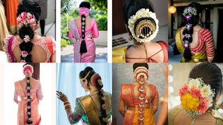 50 ➕ Stunning South-Indian Bridal Hairstyles/Wedding Hairstyle Idea'S/Bridal Poola Jada Designs