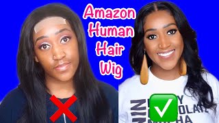 Glueless & Beginner Friendly 4X4 Brazilian Straight Lace Closure Wig – Amazon