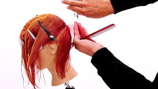 How To Cut A Modern Wedge Haircut Tutorial