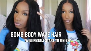 Easy Bombshell Curls For Beginners! 5X5 Hd Lace Closure Wig Install| Ft. Yolissa Hair