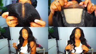 Fake Scalp Lace Closure Bodywave Wig *Full* Wig Install Glueless Ft. Donmilyhair