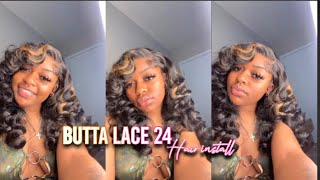 Loose Deep Wave 24” Only 55$| Butta Lace 24 Wig Install