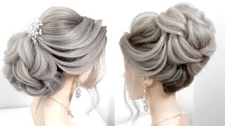 Two New Bridal Hairstyles For Long Hair || Wedding Prom Updo