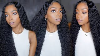 You Need This Invisible Skin Melt "Glueless" Curly 5*5 Hd Lace Wig | Beauty Forever Hair