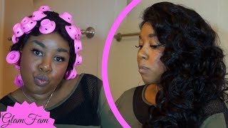 Wet Set On A 20" Human Hair Full Lace Wig Feat. Wig Encounters
