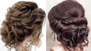 2 New Bridal Hairstyle For Long Hair || Wedding Prom Updo || Low Bun