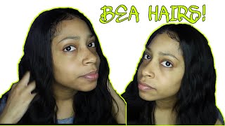 Natural Fake Scalp Lace Wig| Bea Hairs! My First Time Installing A Wig!